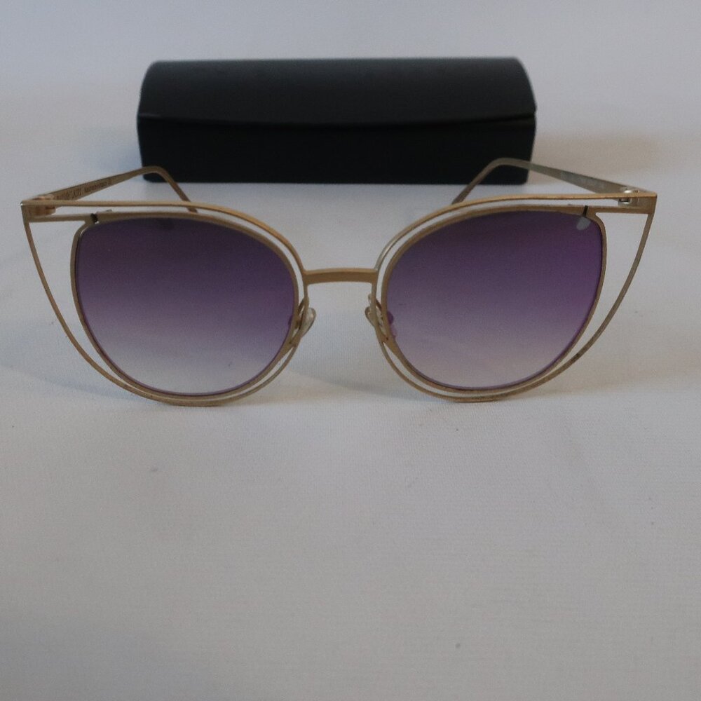 Womens Thierry Lasry Brushed Gold 800 53 21 144 Cat Eye Eventually Sunglasses